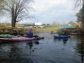 TRC paddlers starting out from Paw Paw River Campground [Click here to view full size picture]