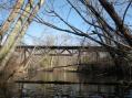 Train trestle at Riverside, MI [Click here to view full size picture]