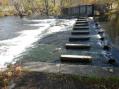 Remains of old dam at Hayes Park in Watervliet [Click here to view full size picture]